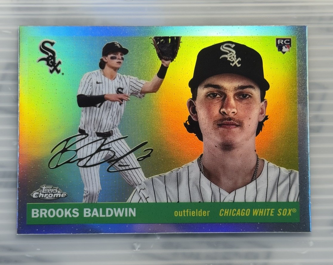 Topps 2025 Chrome Brooks Baldwin Chicago White Sox RC Refractor #252
