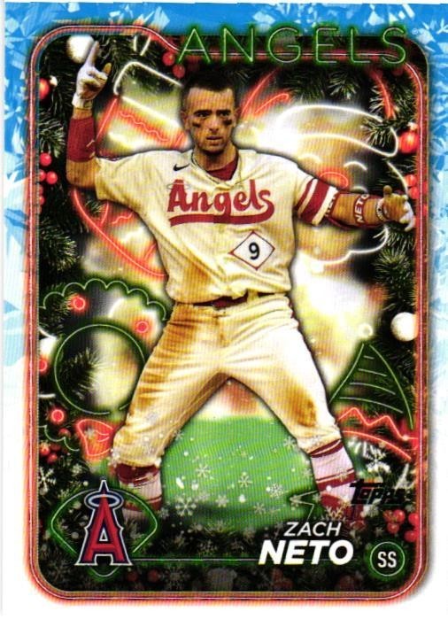 2024 Topps Holiday – Zach Neto #H157