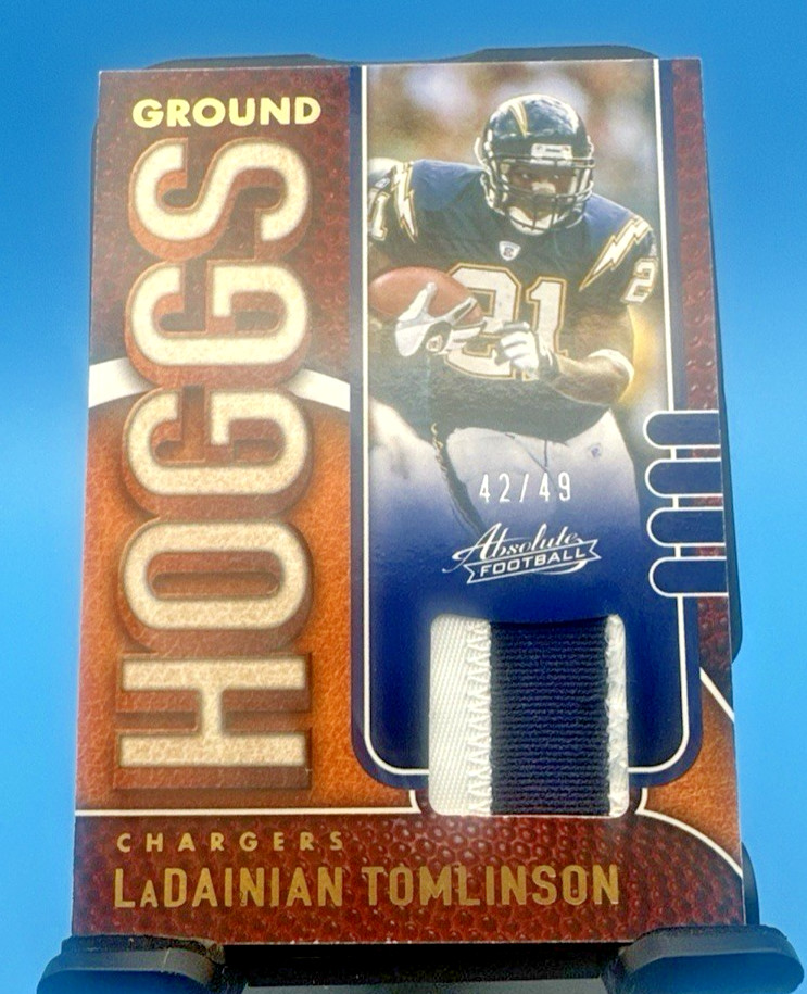 2021 Panini Absolute – Ground Hoggs Materials LaDainian Tomlinson /49 Chargers