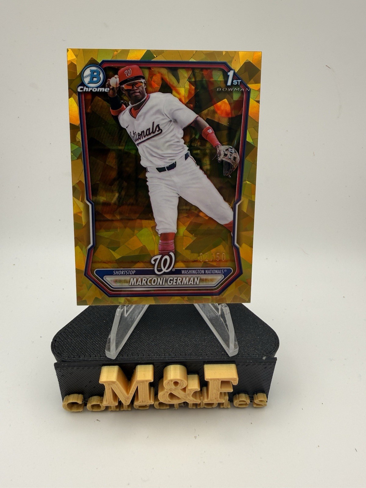 2026 Bowman Sapphire Marconi German #BCP-100 1st Bowman Gold /50