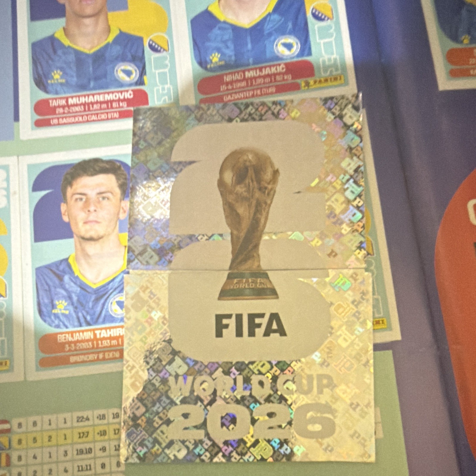 2026 FIFA World Cup Logo Sticker FWC1 & 2 Panini Foil Official Trophy Stickers