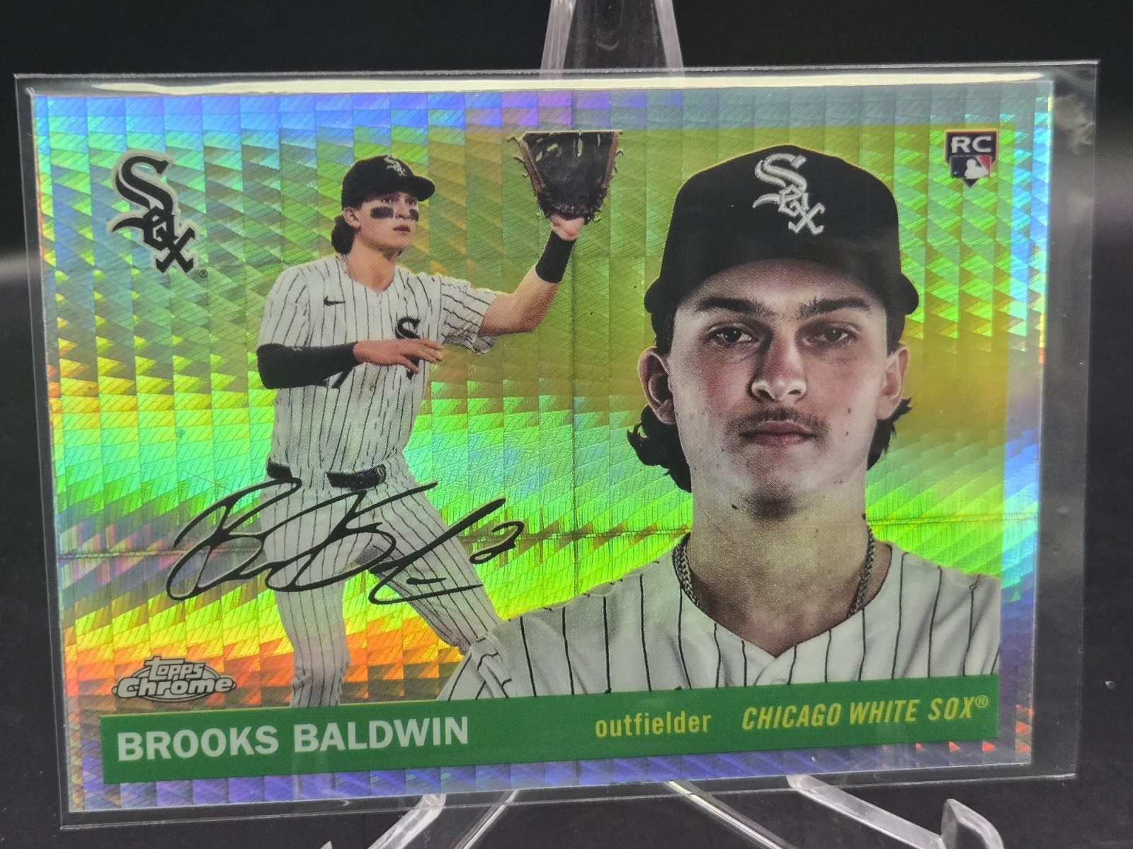 Brooks Baldwin 2025 Topps Chrome Platinum Anniversary RC #252 Prism Refractor