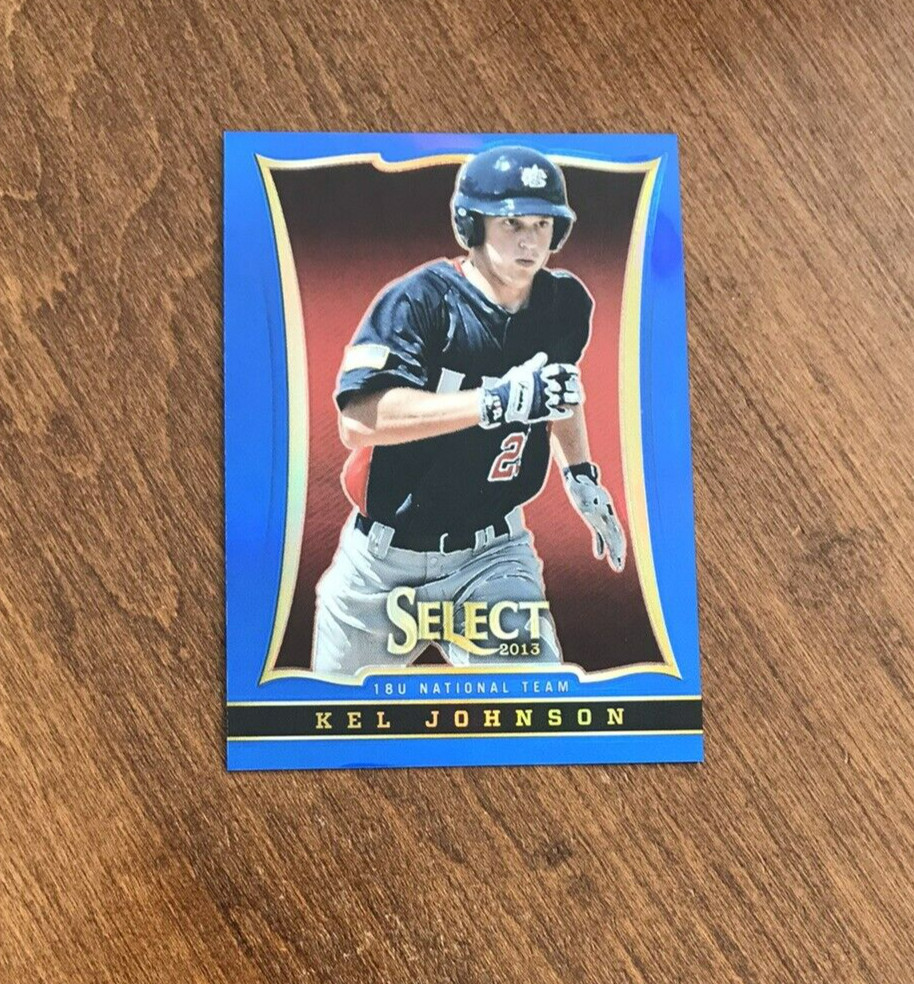 Kel Johnson 2013 Panini USA Baseball Preview Blue Prizm #94 Georgia Tech /199