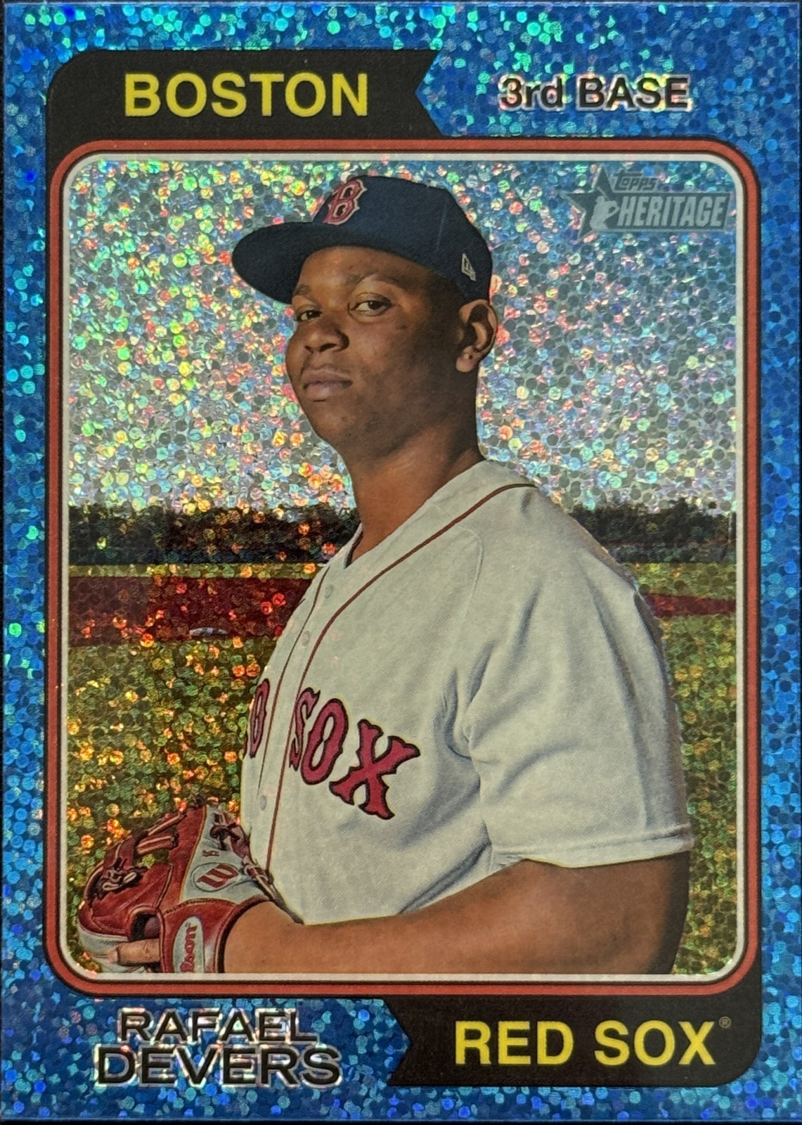 2023 Topps Heritage: Chrome Blue Sparkle Refractor SP “Pick a Card”