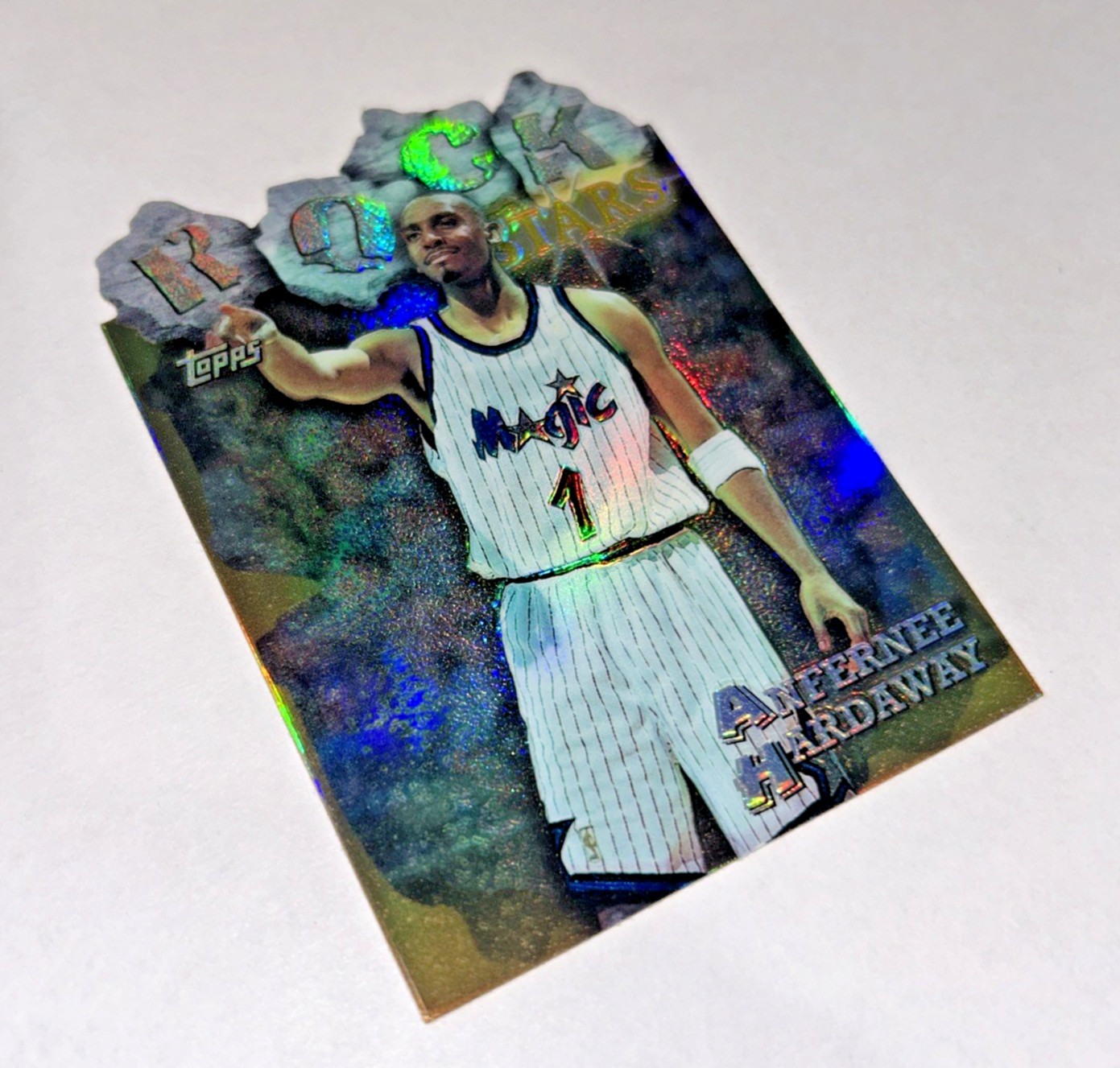 1997-98 Topps – Rock Stars Anfernee Hardaway #RS6 Refractor