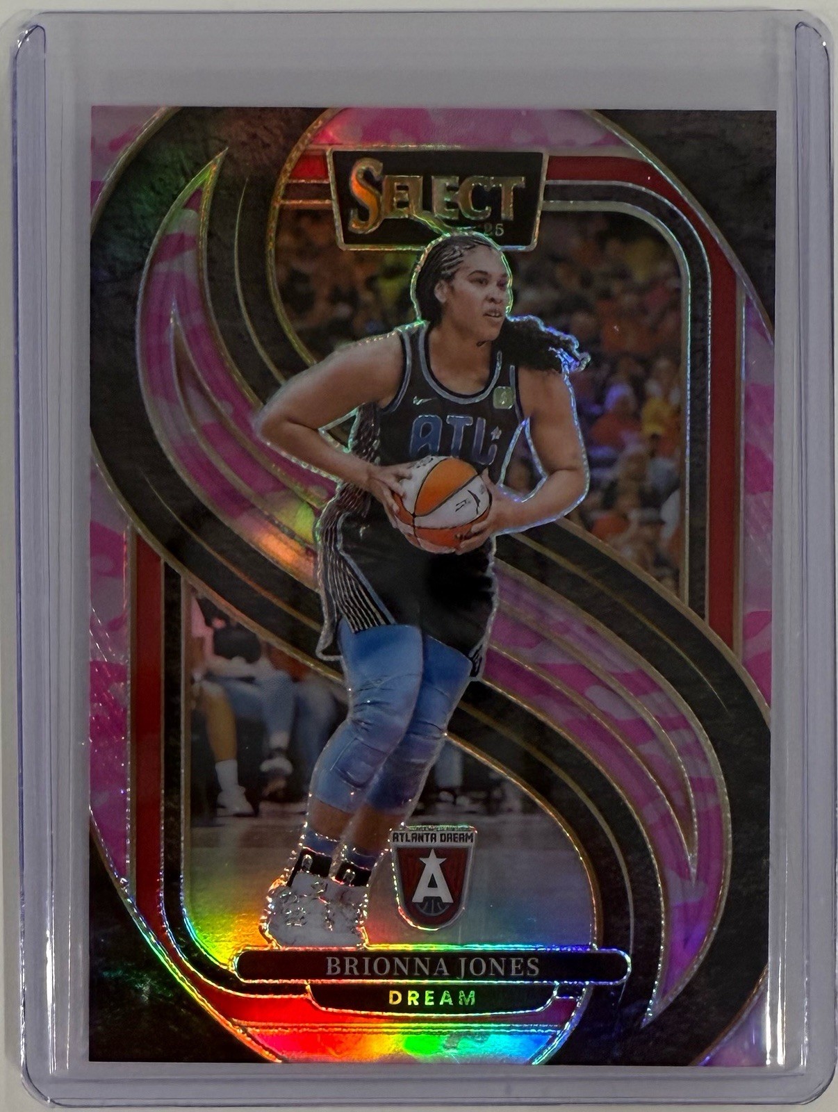 BRIONNA JONES 2025-26 SELECT WNBA PREMIER LEVEL PINK CAMO /175 #107