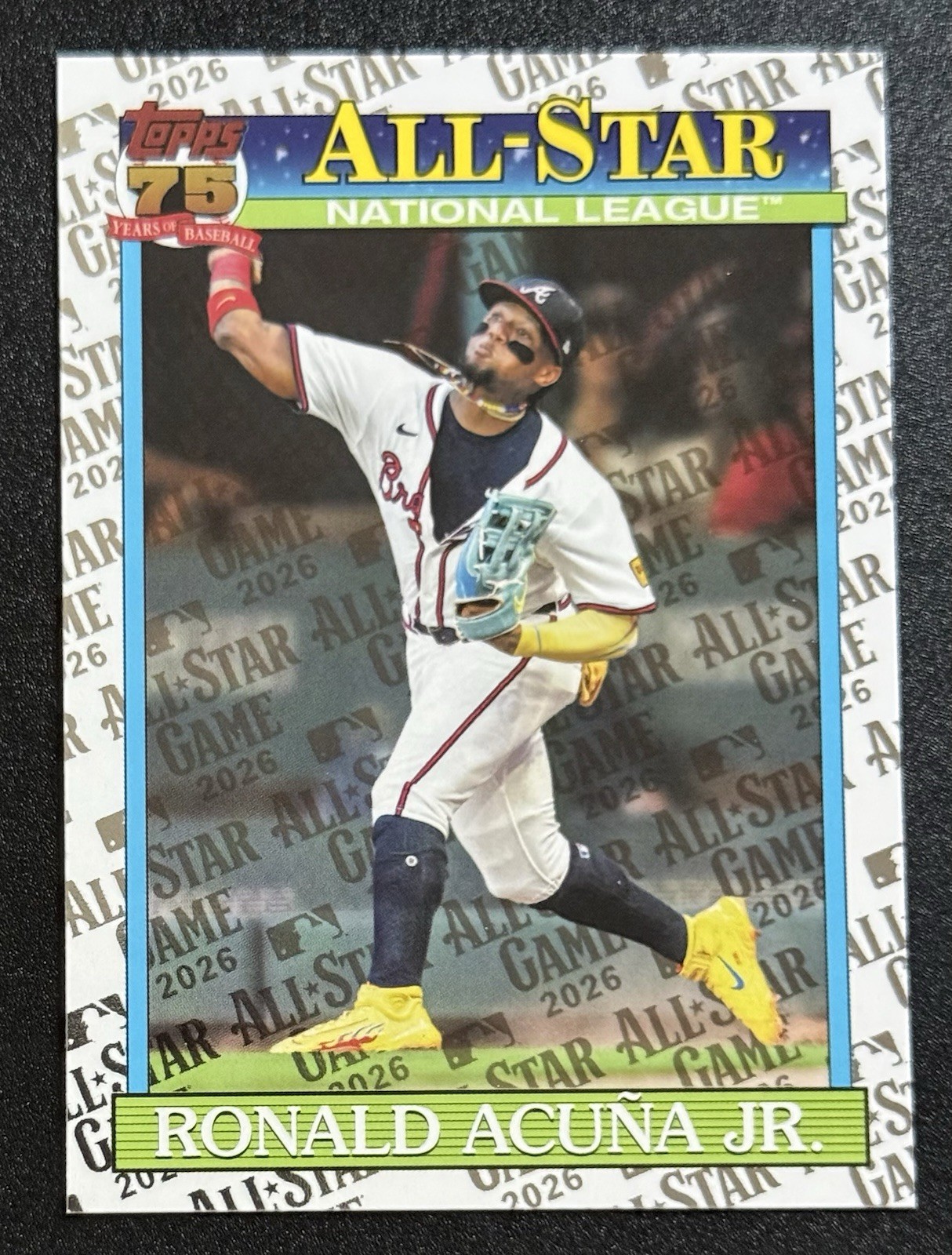 2026 Topps Series 2 Ronald Acuna Jr. #91AS-28 All-Star Game Parallel (WX1)