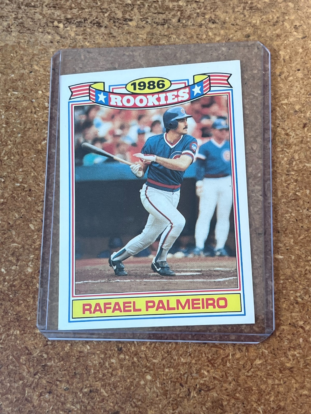 1986 Topps Baseball Glossy Rookies Commemorative Set # 12 Rafael Palmeiro