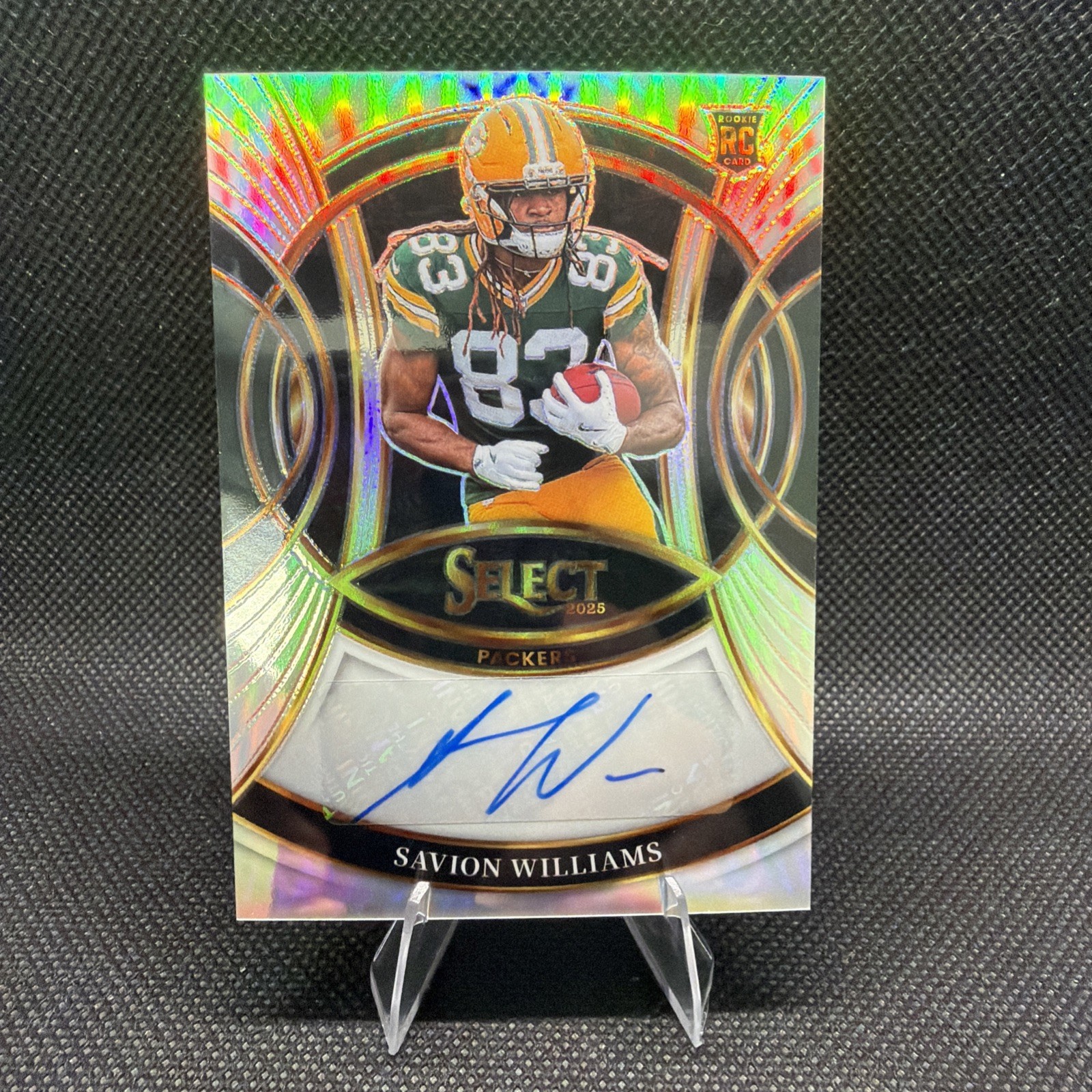 2025 Panini Select – Rookie Signatures Savion Williams #RSI-SWS Silver Prizm…