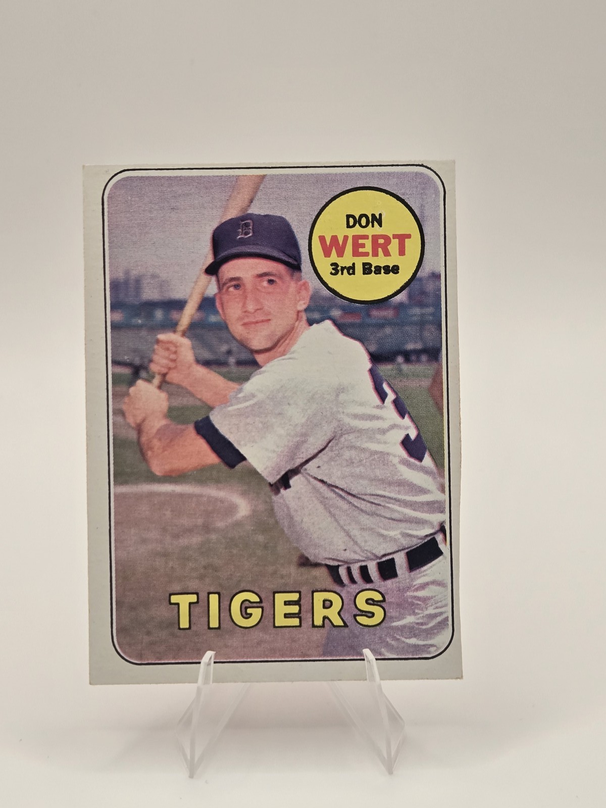 1969 Topps #443 Don Wert Detroit Tigers *Set Break*