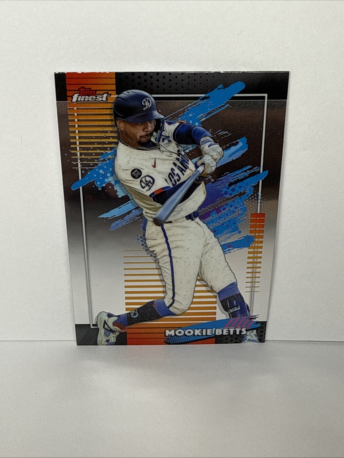 Mookie Betts Uncommon 2026 Topps Finest Baseball Los Angeles Dodgers #129