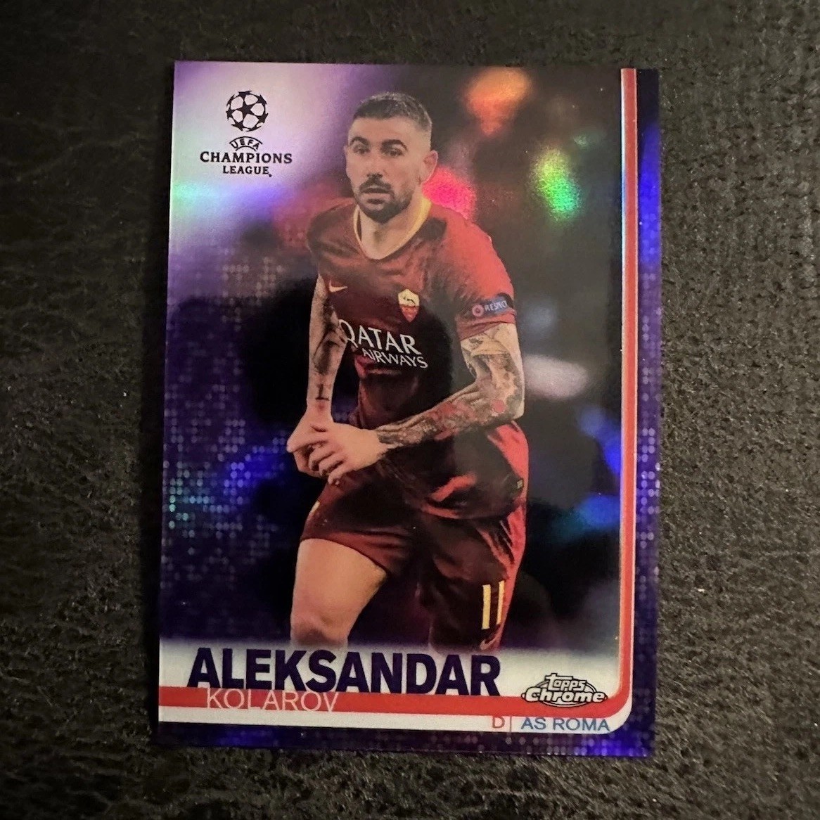 Topps 2017-18 UEFA Champions League Aleksandar Kolarov AS Roma #80 227/250