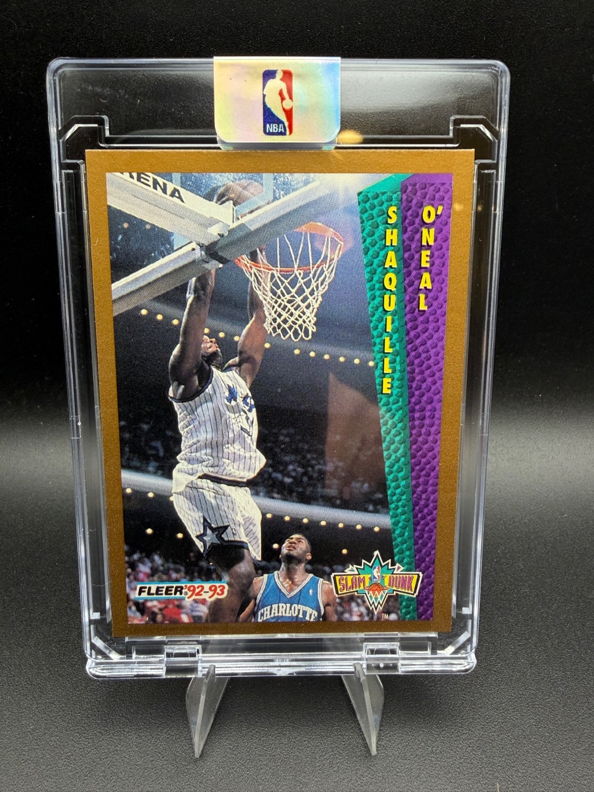 1992-93 Fleer Slam Dunk #298 Shaquille Shaq O’Neal Rookie RC – MINT