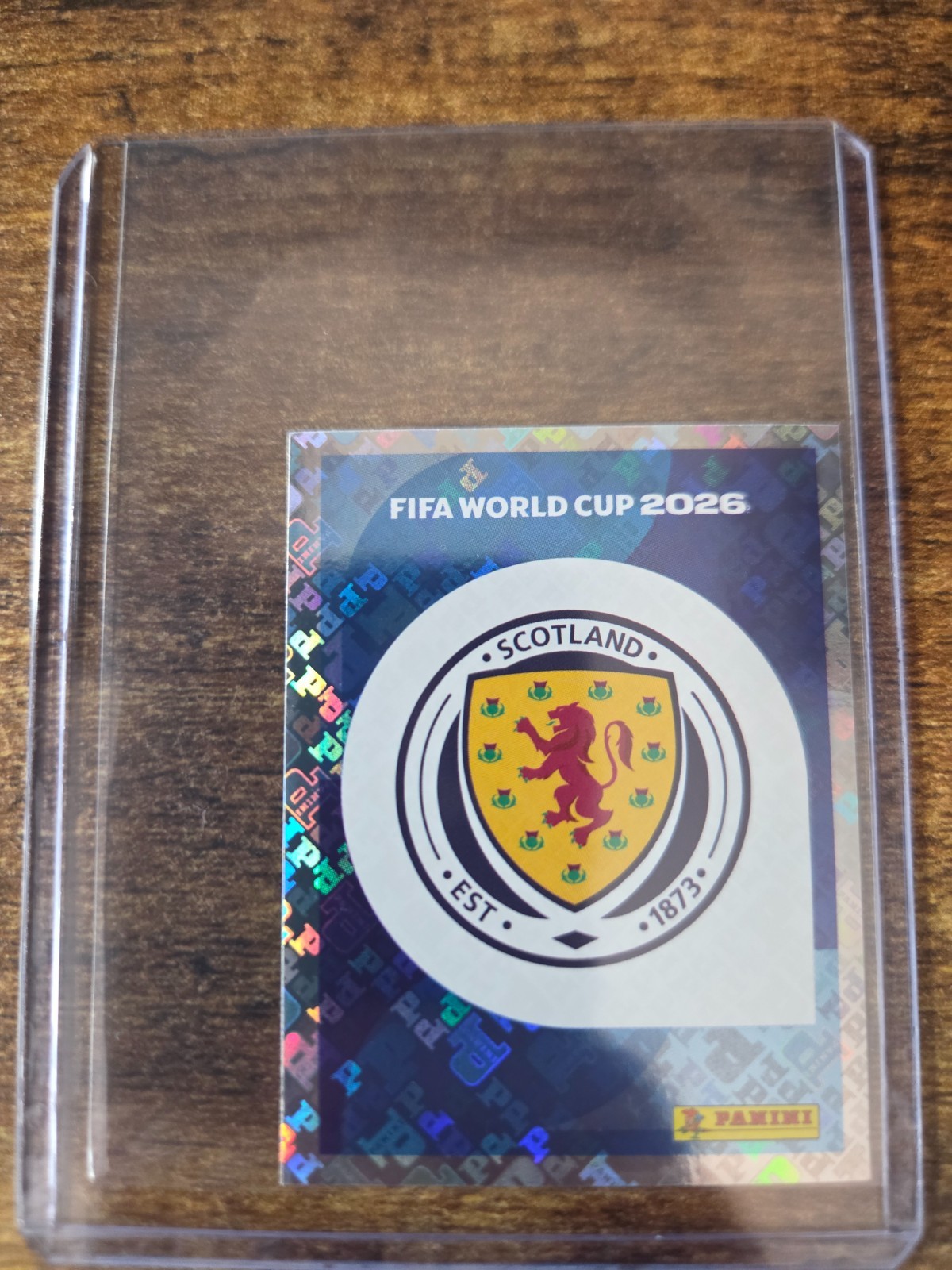 2026 Panini FIFA World Cup Stickers – Scotland Team Logo Badge Foil #SCO 1