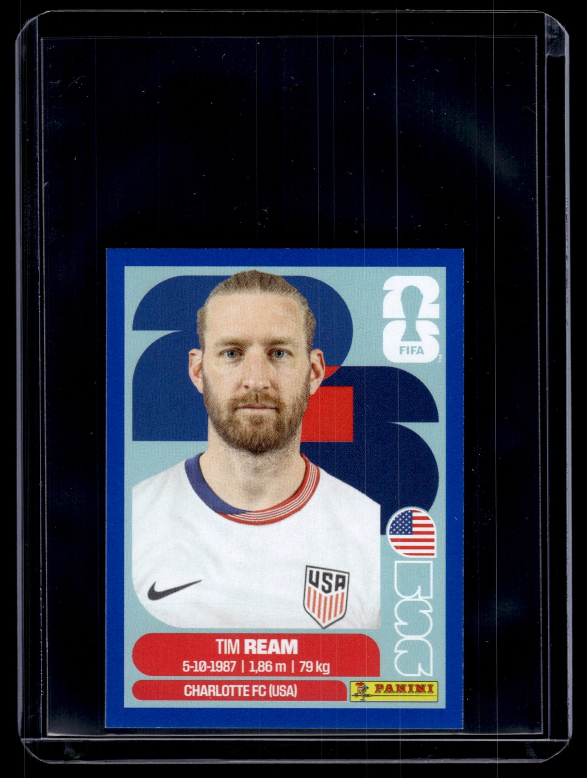 Tim Ream 2026 Panini FIFA World Cup Stickers Blue Card #USA4