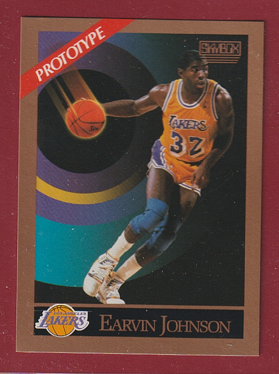 1990-91 SkyBox Prototype #138 Magic Johnson – Los Angeles Lakers – 953🔥🏀🔥