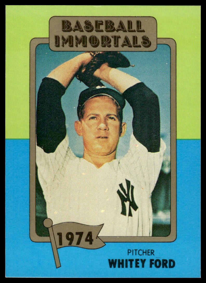 1980-87 SSPC HOF #144b Whitey Ford New York Yankees