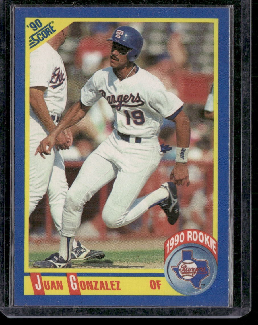 1990 score – Juan González #637 (RC) FAST SHIPPING RANGERS BUY 5 GET 5 FREE MLB