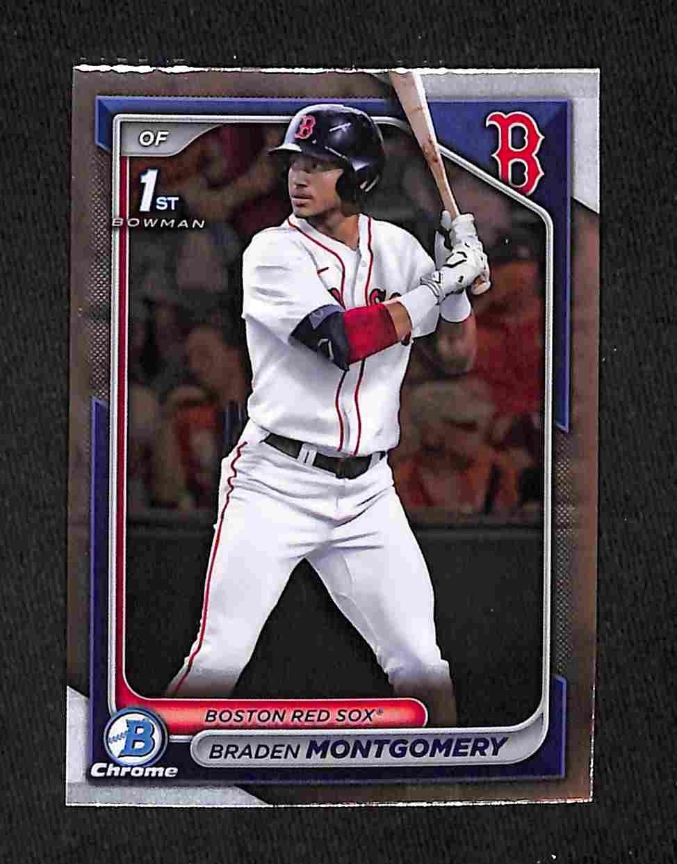 2024 Bowman Draft – Braden Montgomery Chrome 1st #BDC-58 (RC) Red Sox White Sox