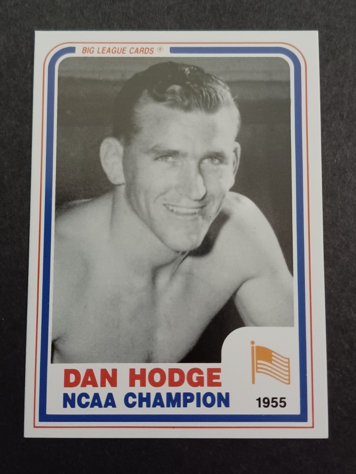 Dan Hodge 1985 Big League Cards Legends of Wrestling Collegiate -Oklahoma -Danny
