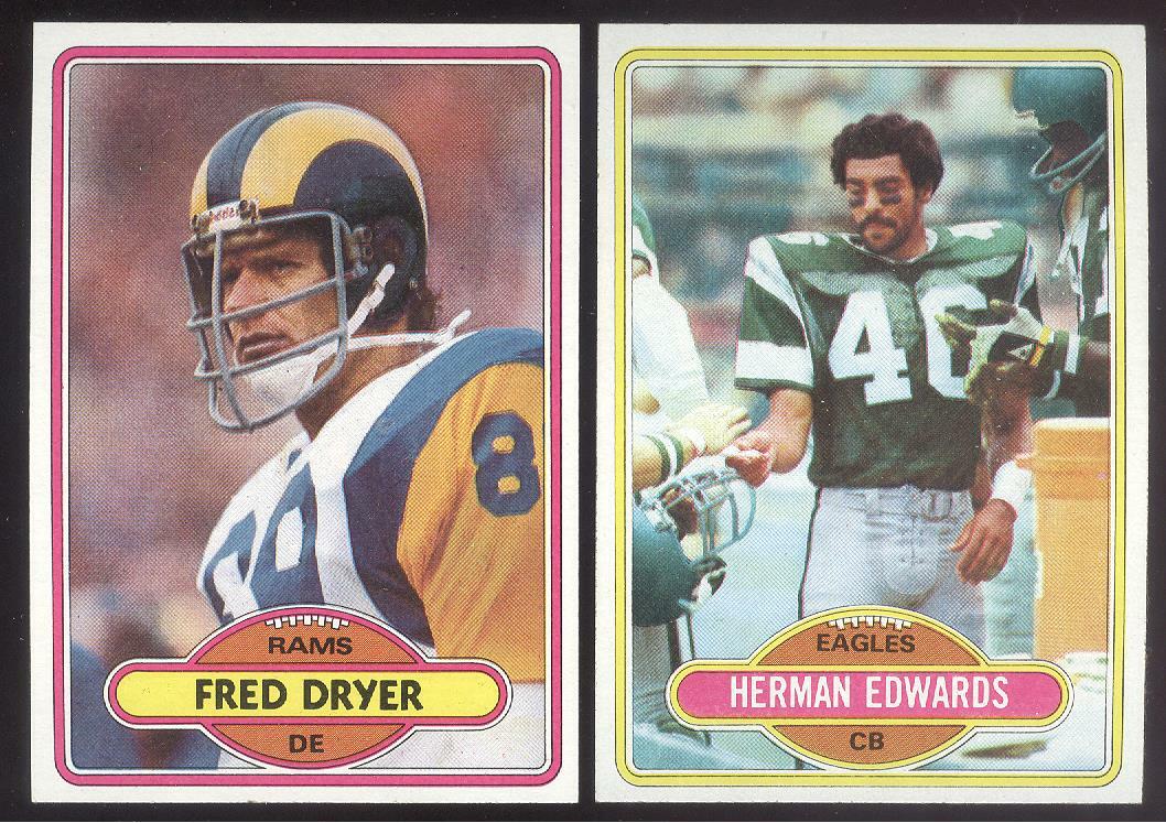 BUY 1, GET 1 FREE 1980 TOPPS FOOTBALL YOU PICK #201 – #400 NMMT * FREE SHIP *