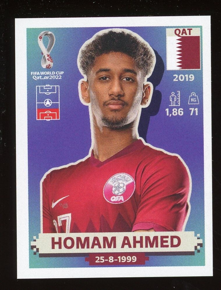 2022 Fifa World Cup Panini Sticker Qatar HOMAM AHMED Qatar QAT5