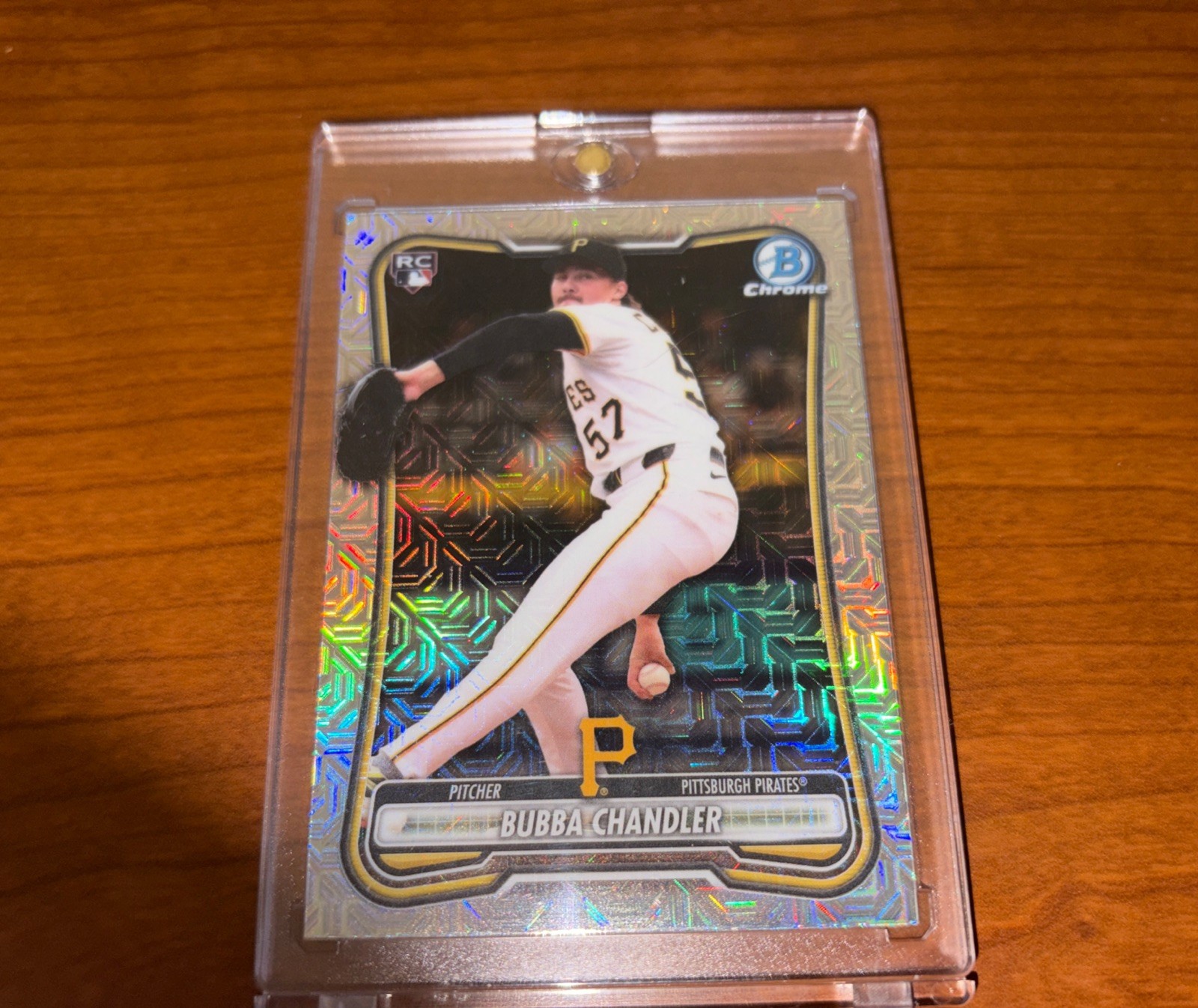 2026 Bowman Chrome Bubba Chandler RC Mojo Refractor #83 Pittsburgh Pirates