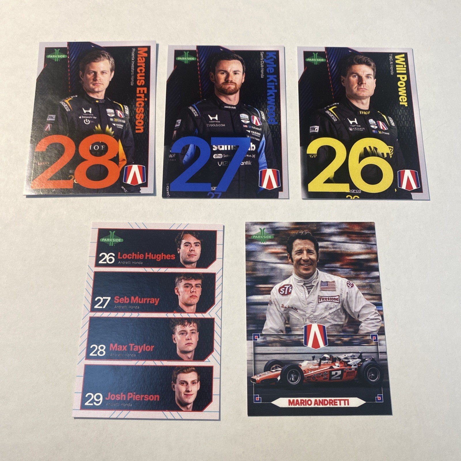 2026 Andretti Global Parkside Exclusive Full Base Set Mario Kirkwood Power