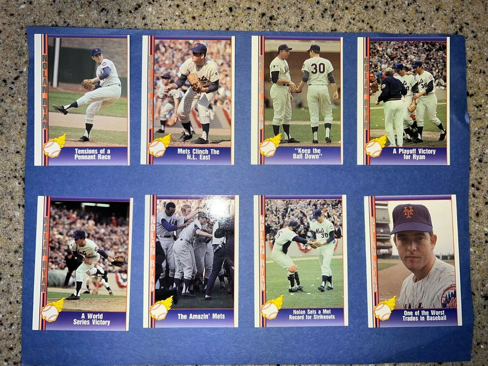 1991 PACIFIC NOLAN RYAN TEXAS EXPRESS BASEBALL CARDS YOU CHOOSE 1-222 MLB CARD