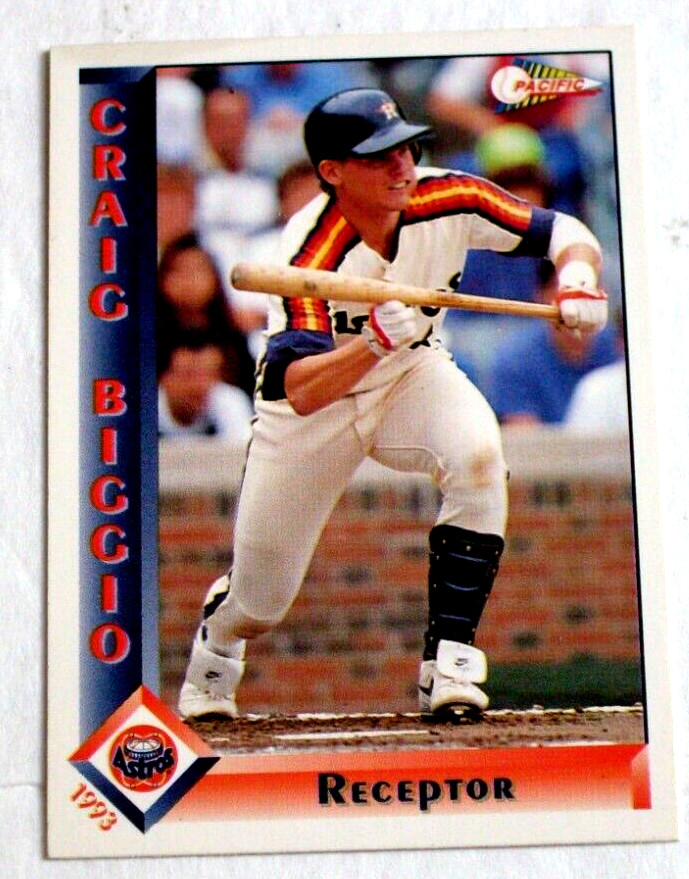 1993 Pacific Spanish Baseball Card #118 Craig Biggio
