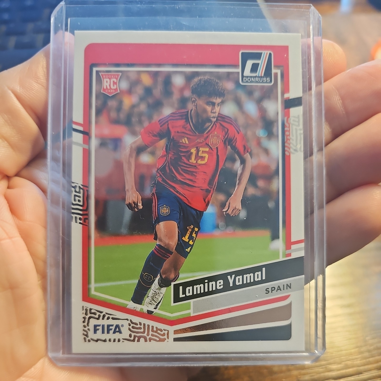 2023-24 Panini Donruss FIFA Lamine Yamal #54 Spain RC Rookie