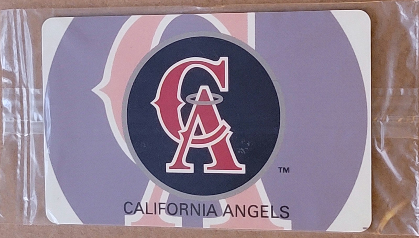 1995 California Angels Phone Card GTS New Sealed