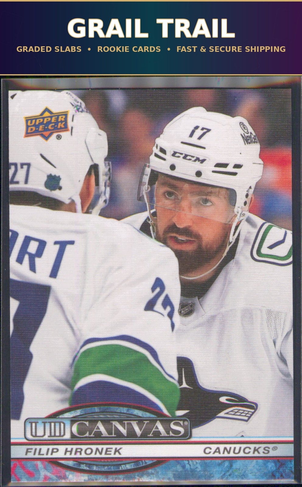 Filip Hronek UD Canvas 2025-26 Upper Deck #C-327 Vancouver Canucks