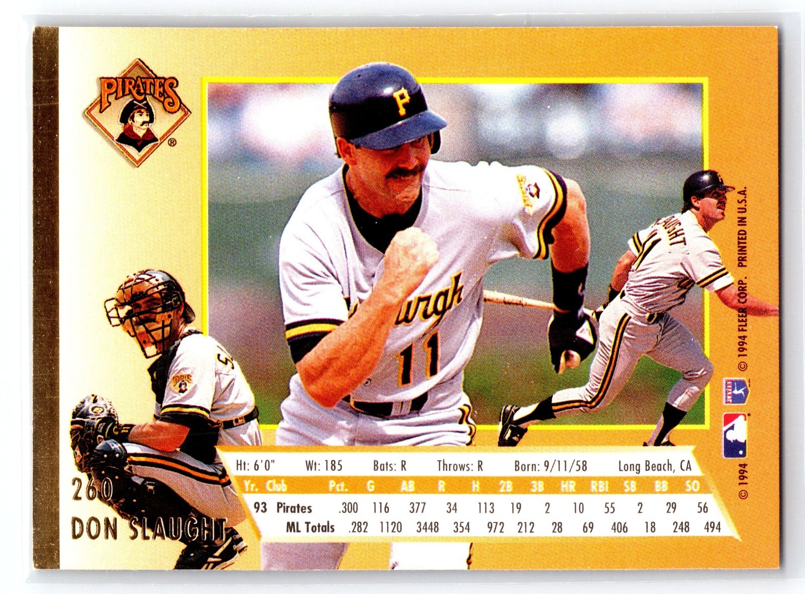 1994 Fleer Ultra – Don Slaught #260