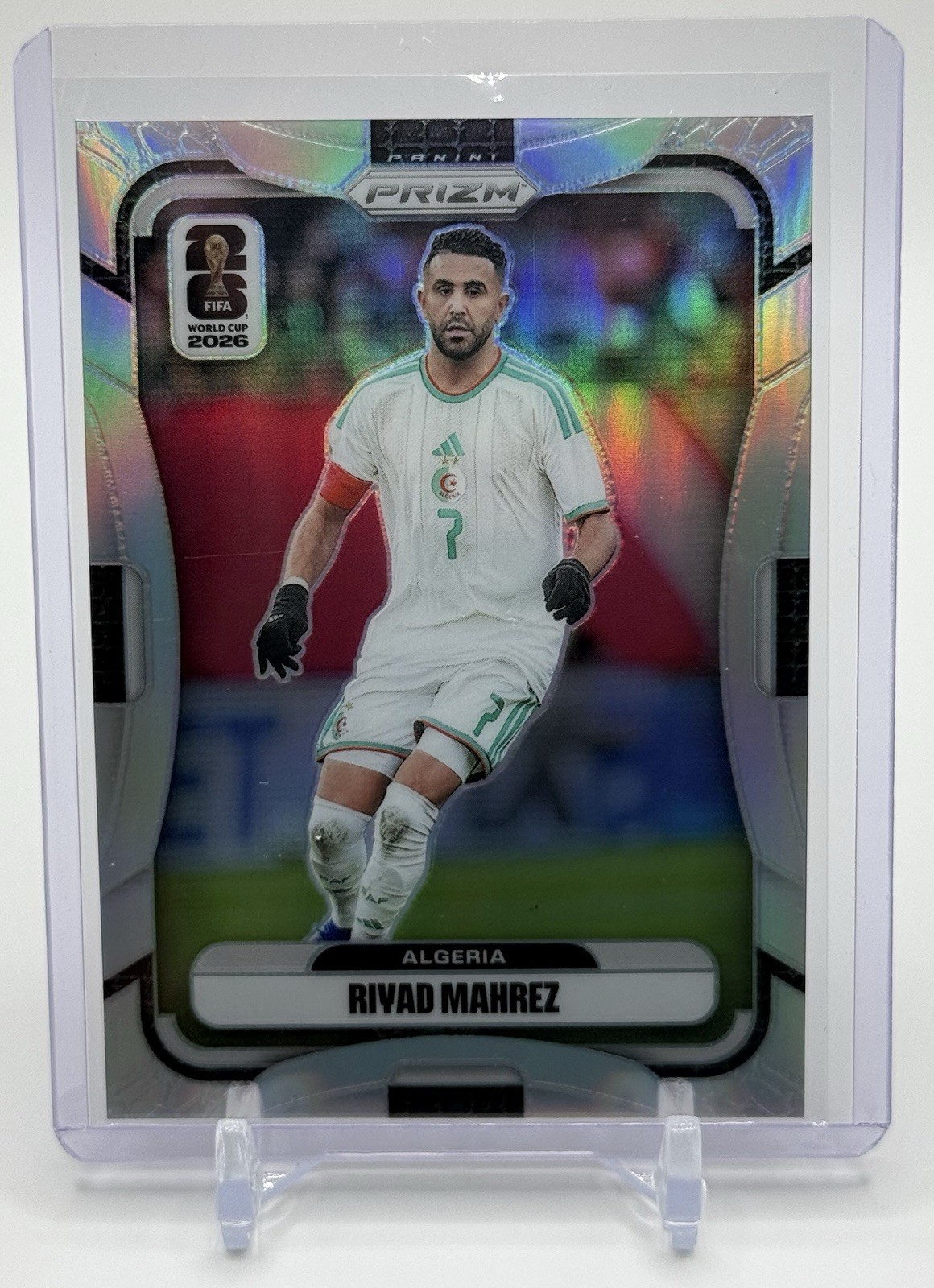 Riyad Mahrez 2026 Prizm FIFA World Cup Silver Prizm Algeria #135