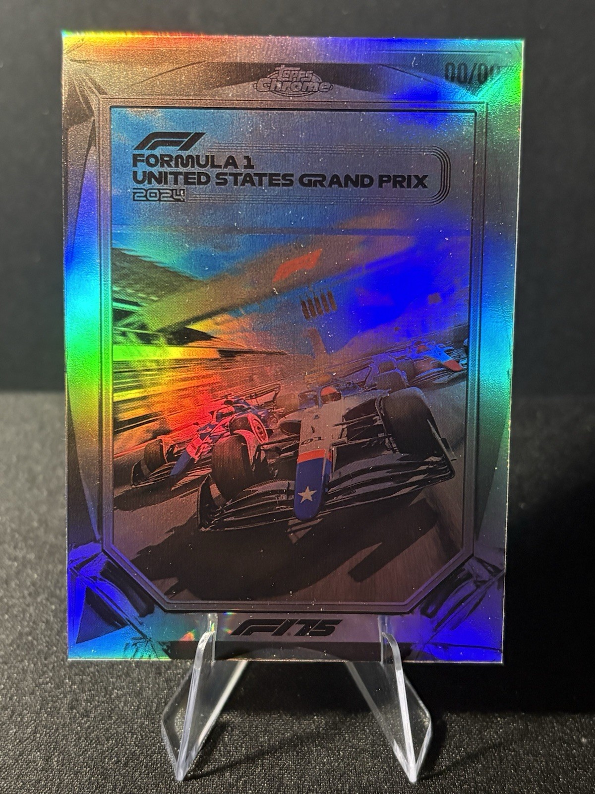 2025 Topps Chrome Formula 1 F1 United States Grand Prix #F175-8 Refractor 00/00