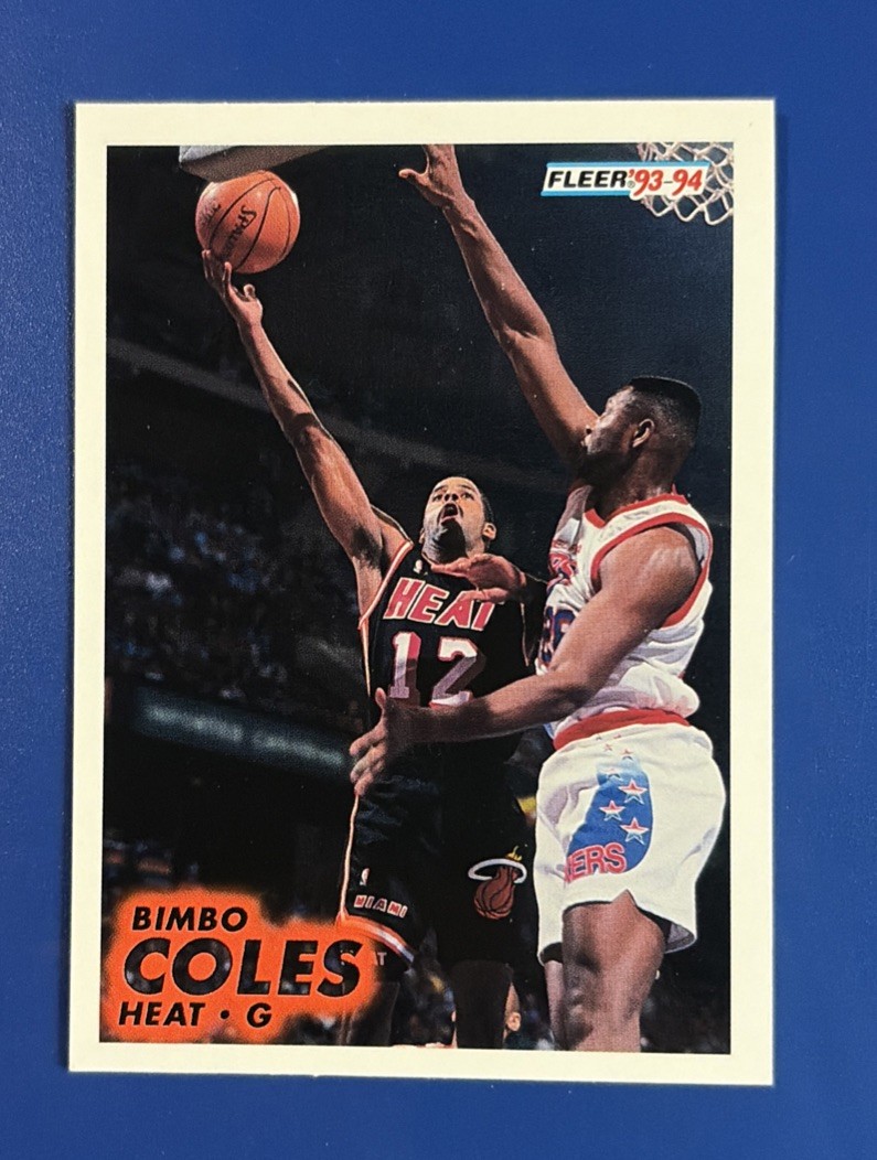 1993-94 Fleer Basketball Bimbo Coles Miami Heat #106