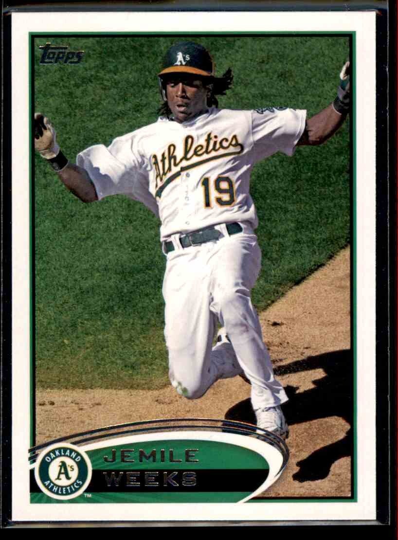 2012 Topps Jemile Weeks #640 Oakland Athletics