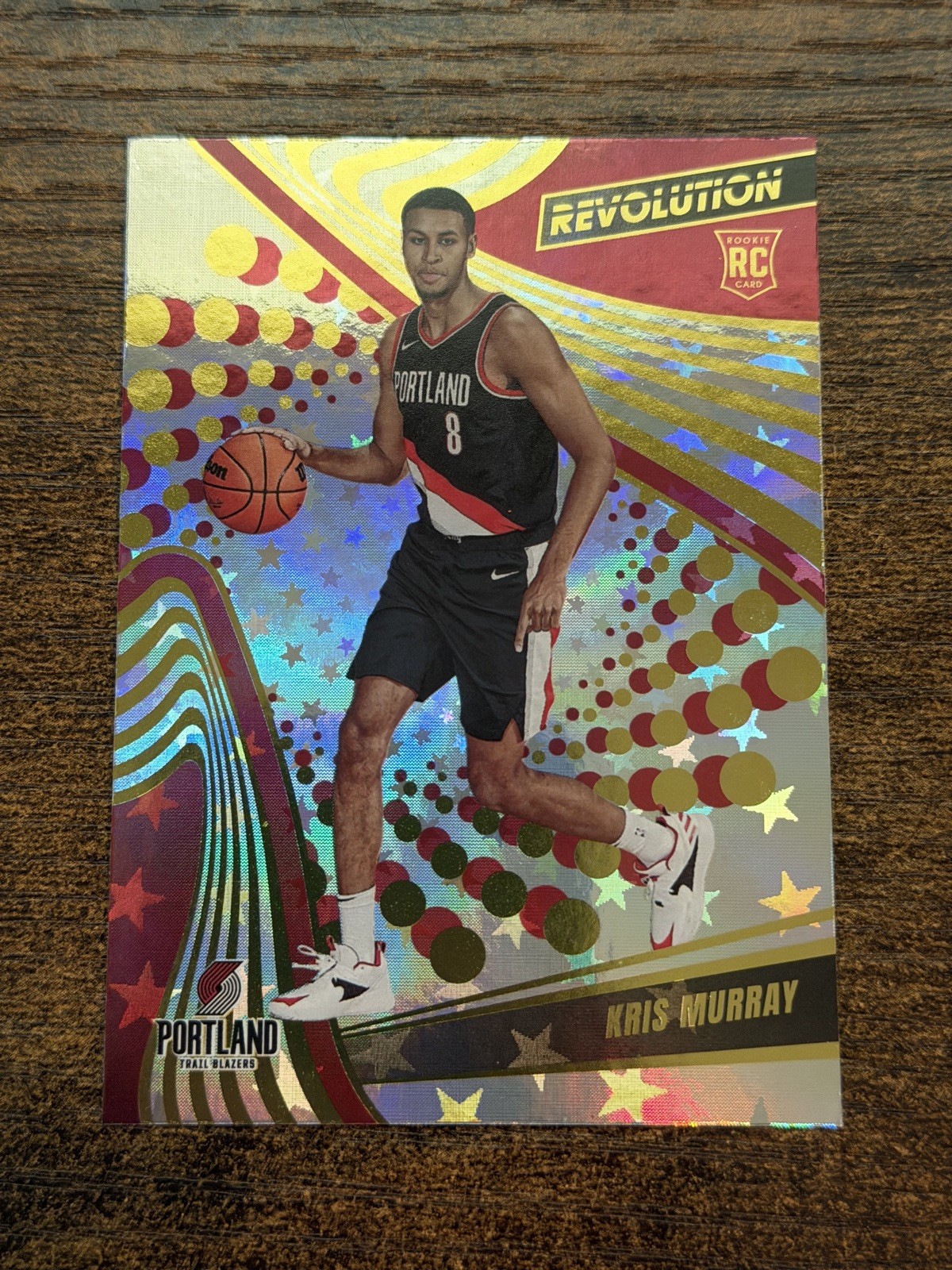 2023-24 Panini Revolution Rookie Kris Murray #124 Astro RC Trail Blazers SP Free