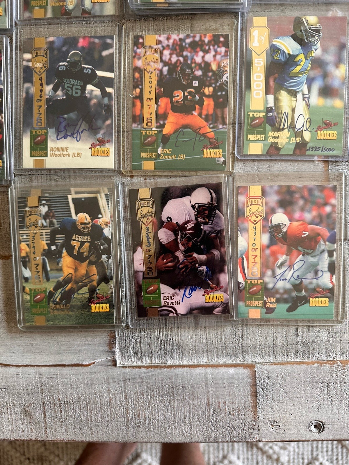 1994 Signature Rookies Autographed Football Cards – You Choose