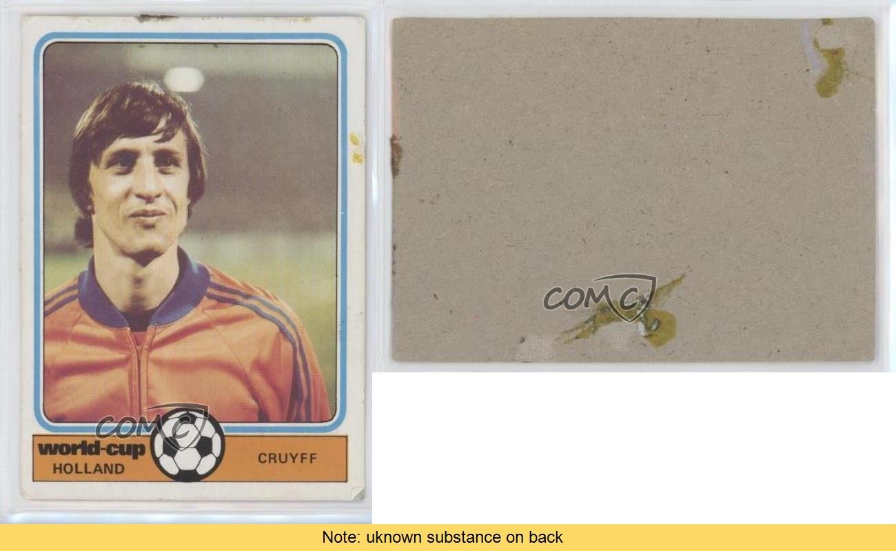 1978 Monty Gum World Cup Johan Cruyff READ 0cp0