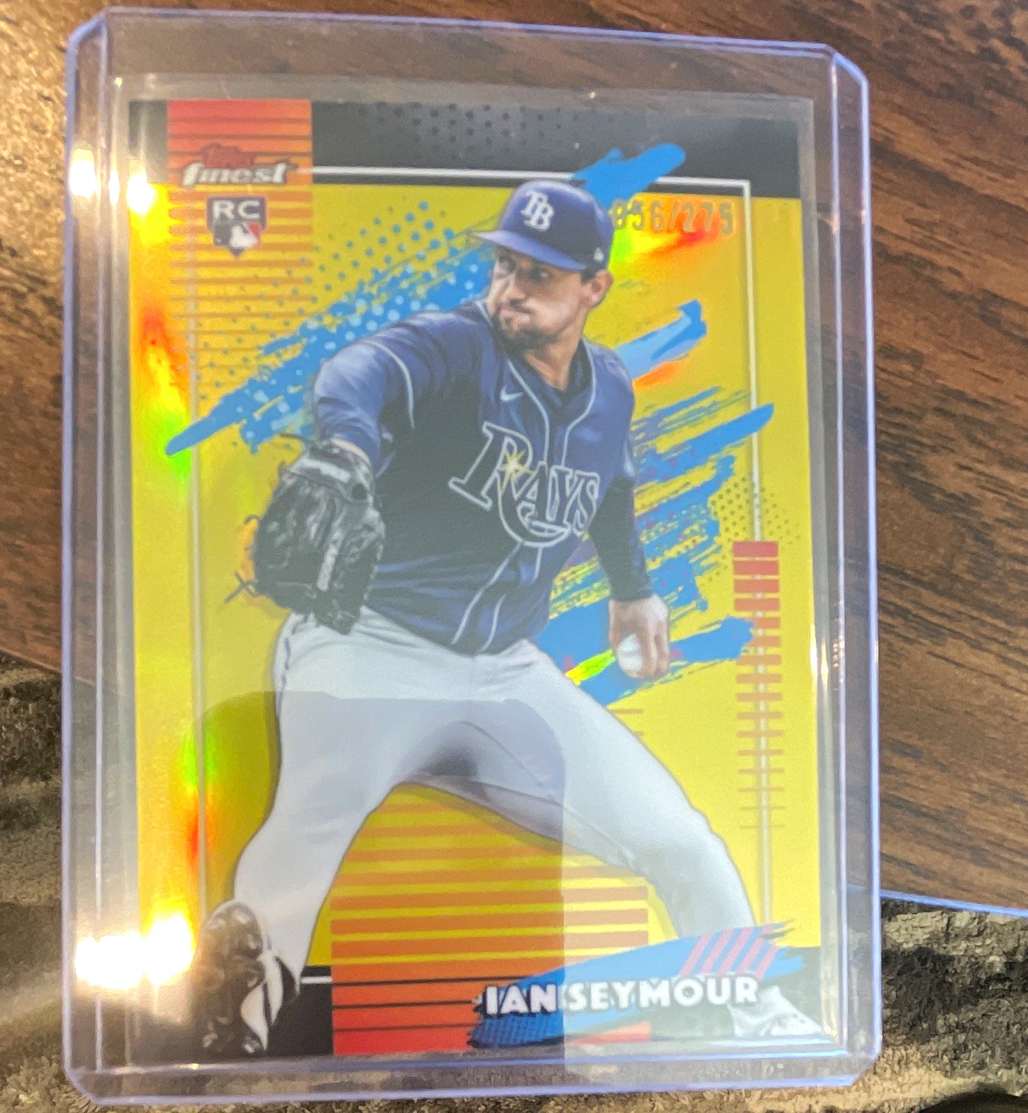 Topps Finest 2026 Ian Seymour RC #154 Uncommon 56/275 Rays