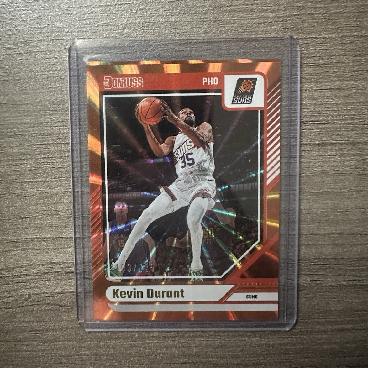 Panini Donruss Kevin Durant #54 Holo Red Laser— 103/125–Suns NBA