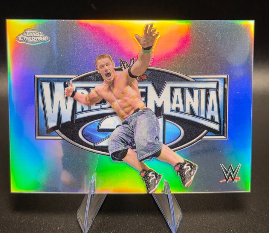 John Cena Mania SP Insert – 2025 Topps Chrome WWE