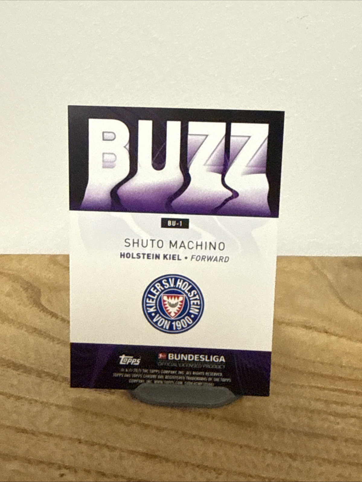 Shuto Machino Buzz 2024/25 Topps Chrome Bundesliga BU-1 – Holstein Kiel