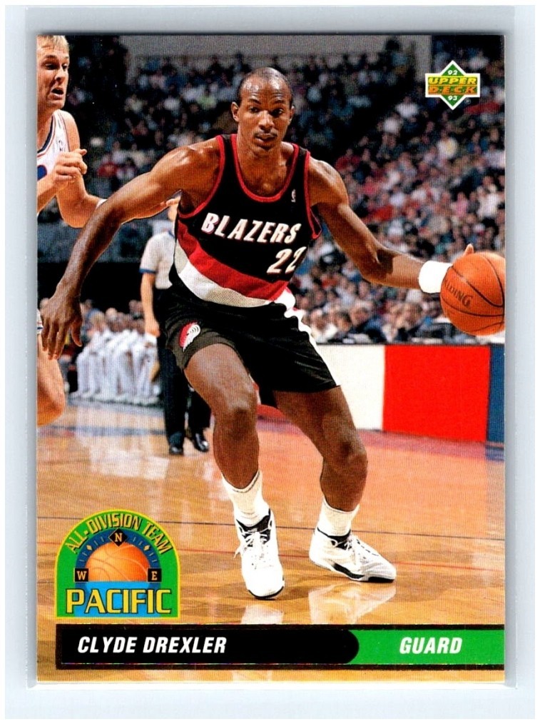 1992-93 Upper Deck International (Italian) Clyde Drexler #54 All-Division Team