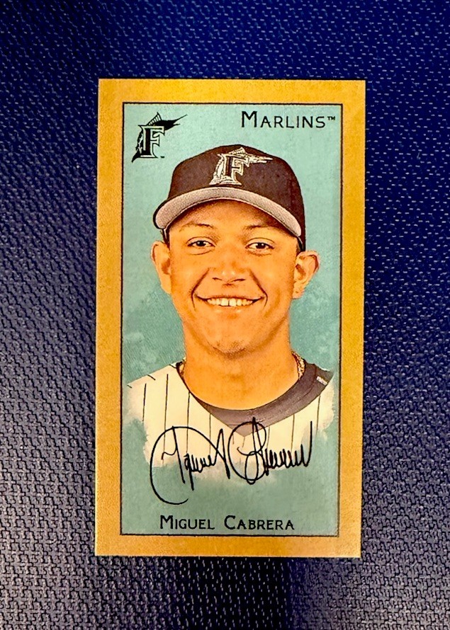 MIGUEL CABRERA – 2025 Topps T205 [Base] – #285 – FLORIDA MARLINS