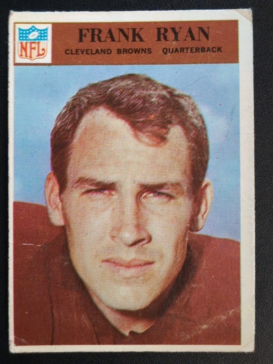 1966 Philadelphia #49 FRANK RYAN — Cleveland Browns — Fair / Good