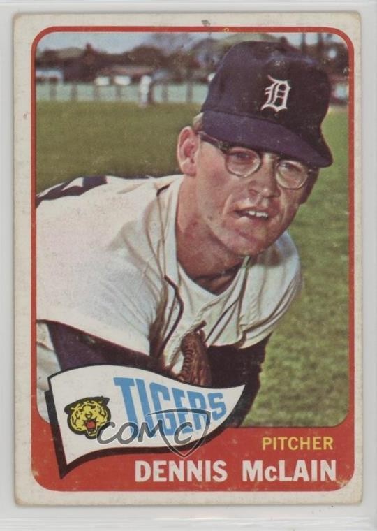 1965 Topps Denny McLain #236 Rookie RC 2k3