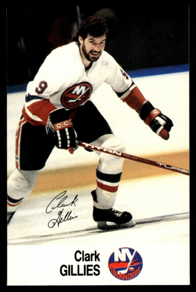1988-89 ESSO NHL All-Star Collection CLARK GILLIES Islanders HOF – FREE Ship!